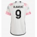 Maillot de foot Juventus Dusan Vlahovic #9 Extérieur vêtements 2023-24 Manches Courtes
